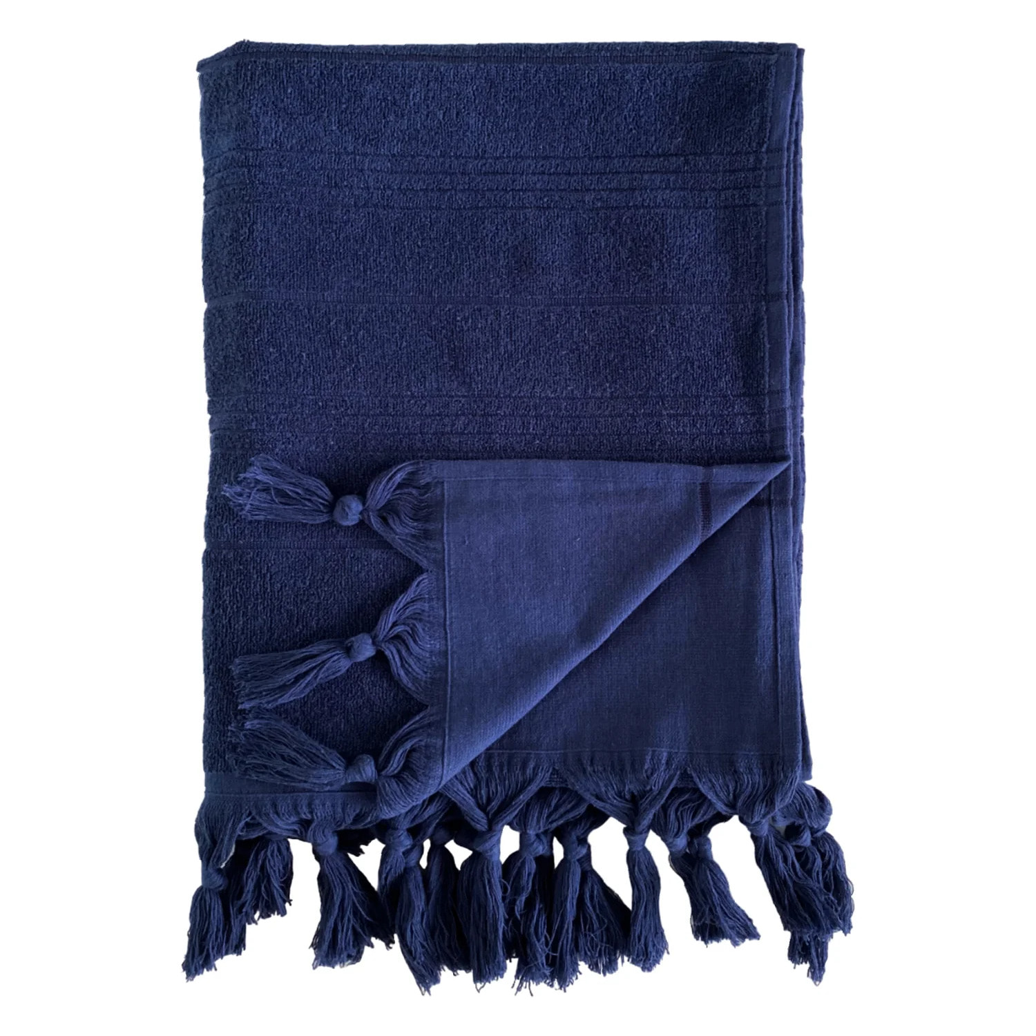 Serviette Hammam éponge Navy 90x160 330g/m²