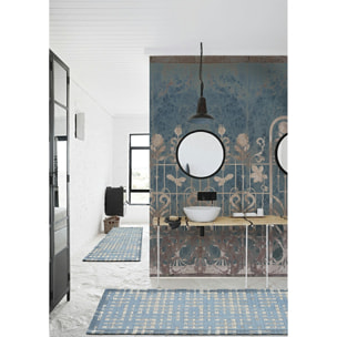 Passatoia Guida Tappeto Cucina Azzurro