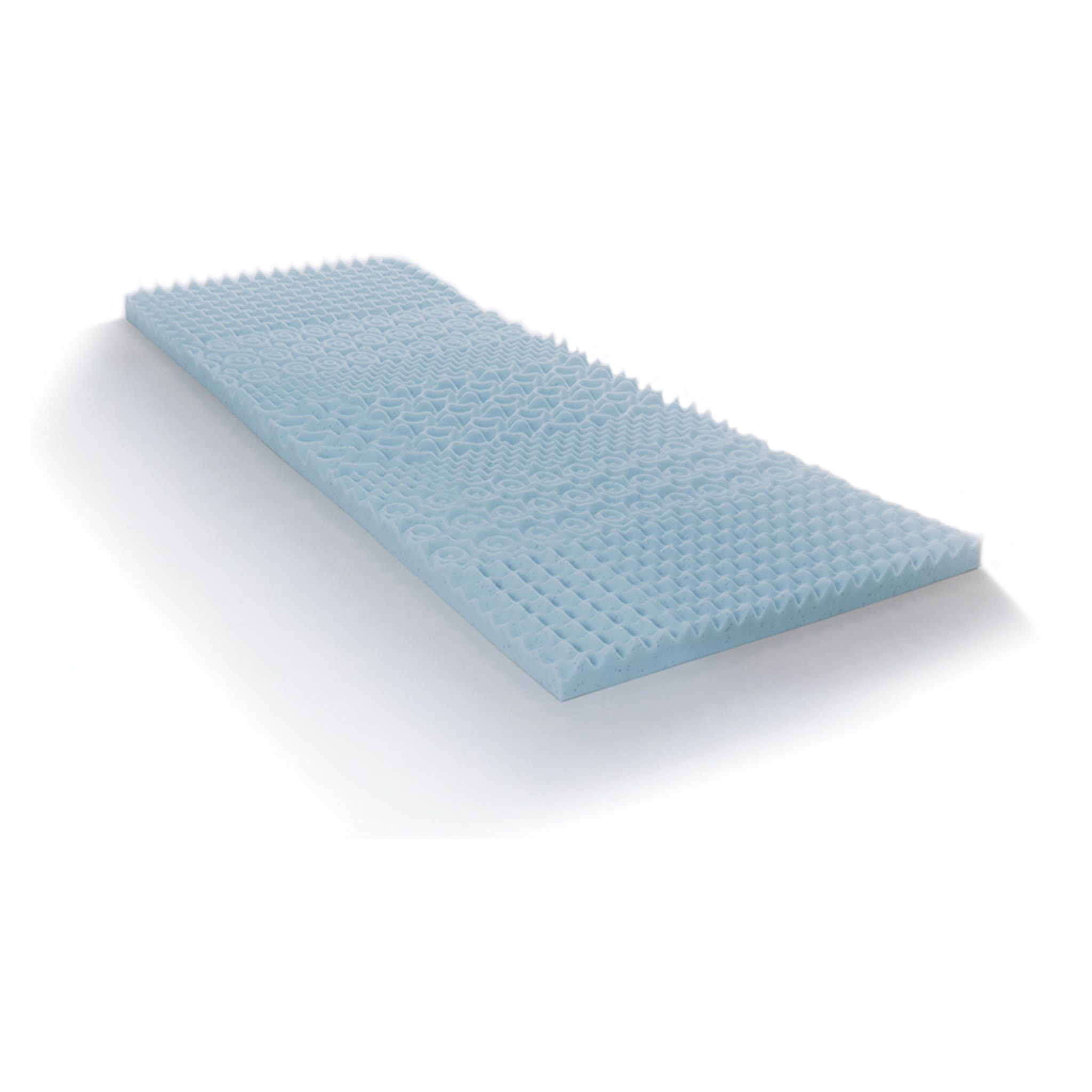 Surmatelas en gel de 6 cm - Bleu