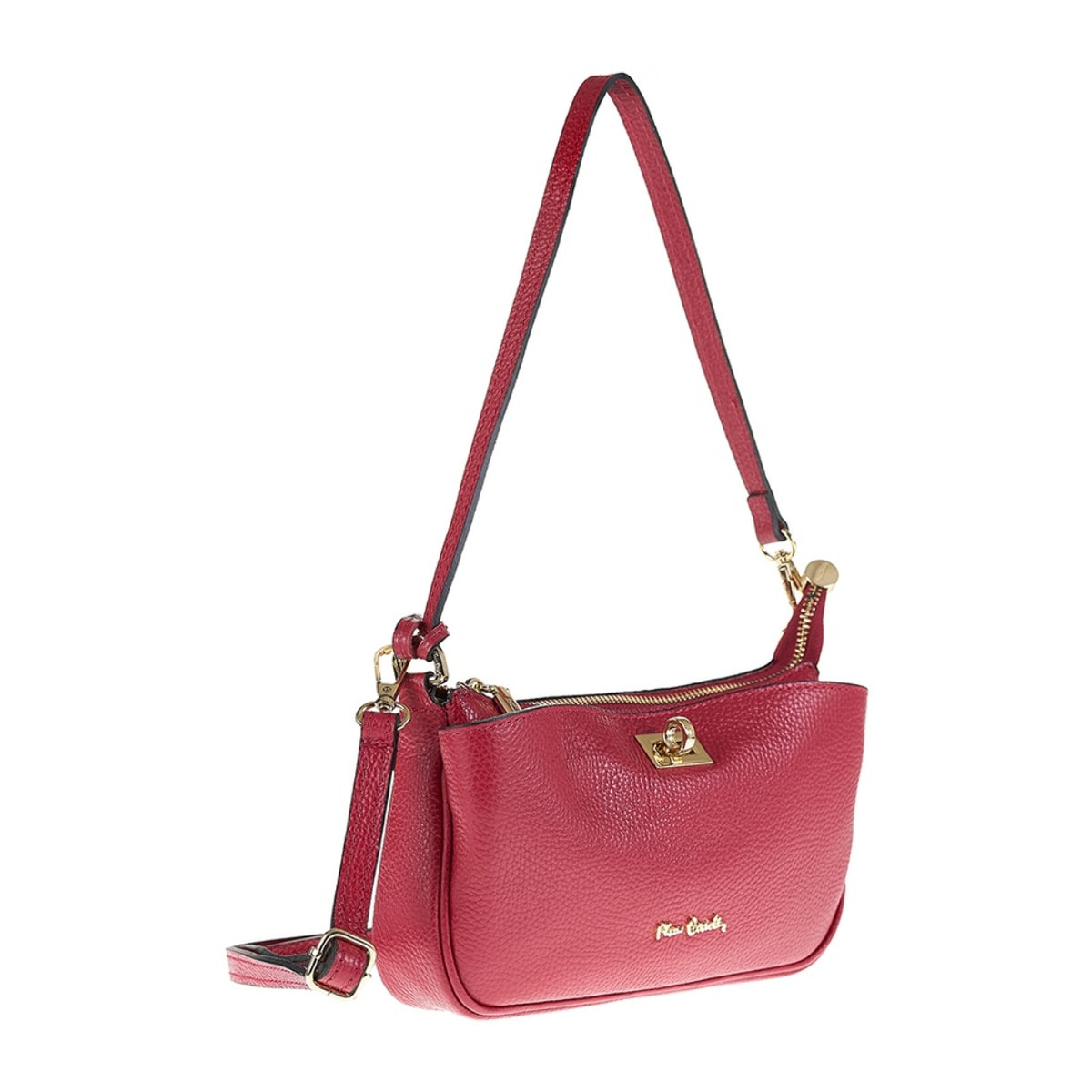 Borsa a spalla da donna Made in Italy - Modello Valoria - 100% pelle - 32.0 x 22.0 x 13.0 cm