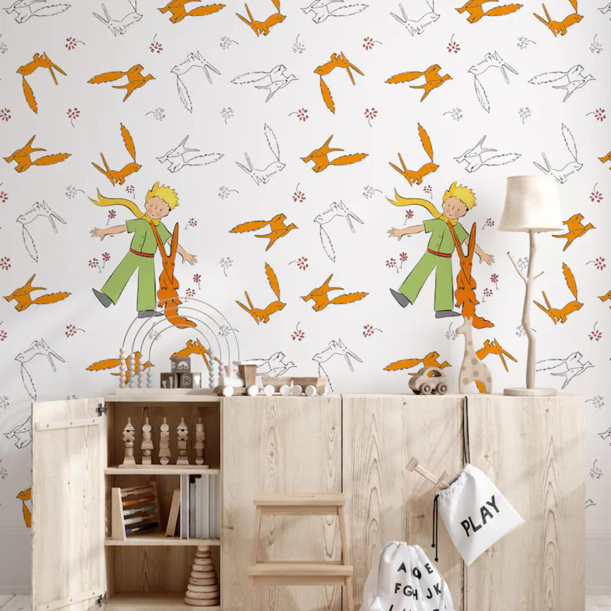 Carta da Parati Ufficiale Il Piccolo Principe Volpe Gioco