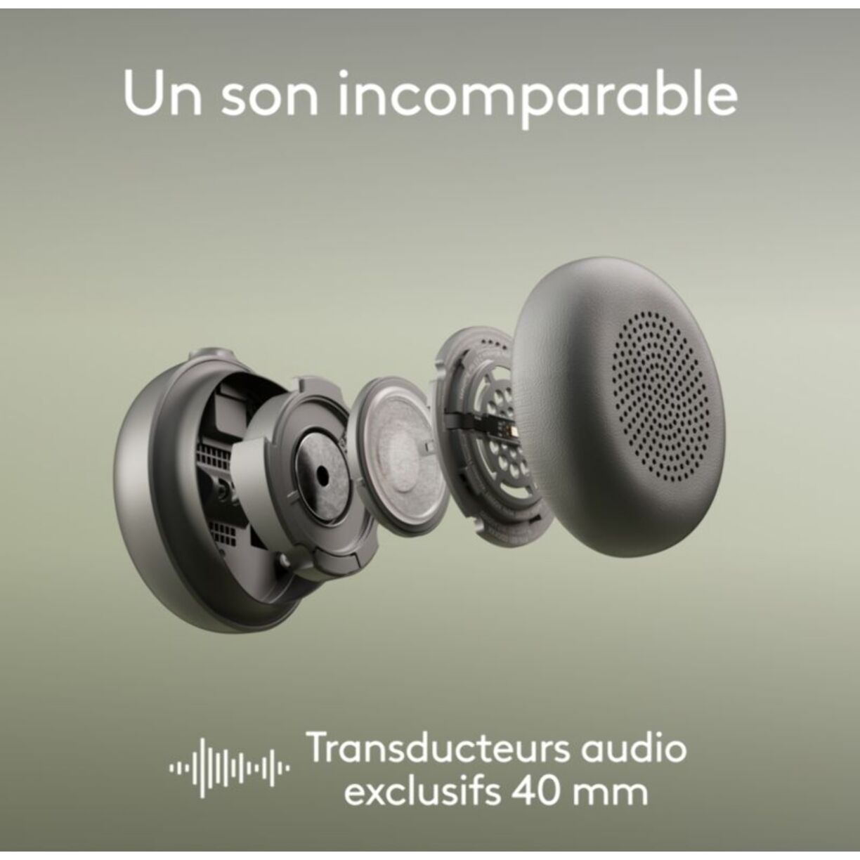 Micro-casque LOGITECH Zone Wireless 2 OFF WHITE