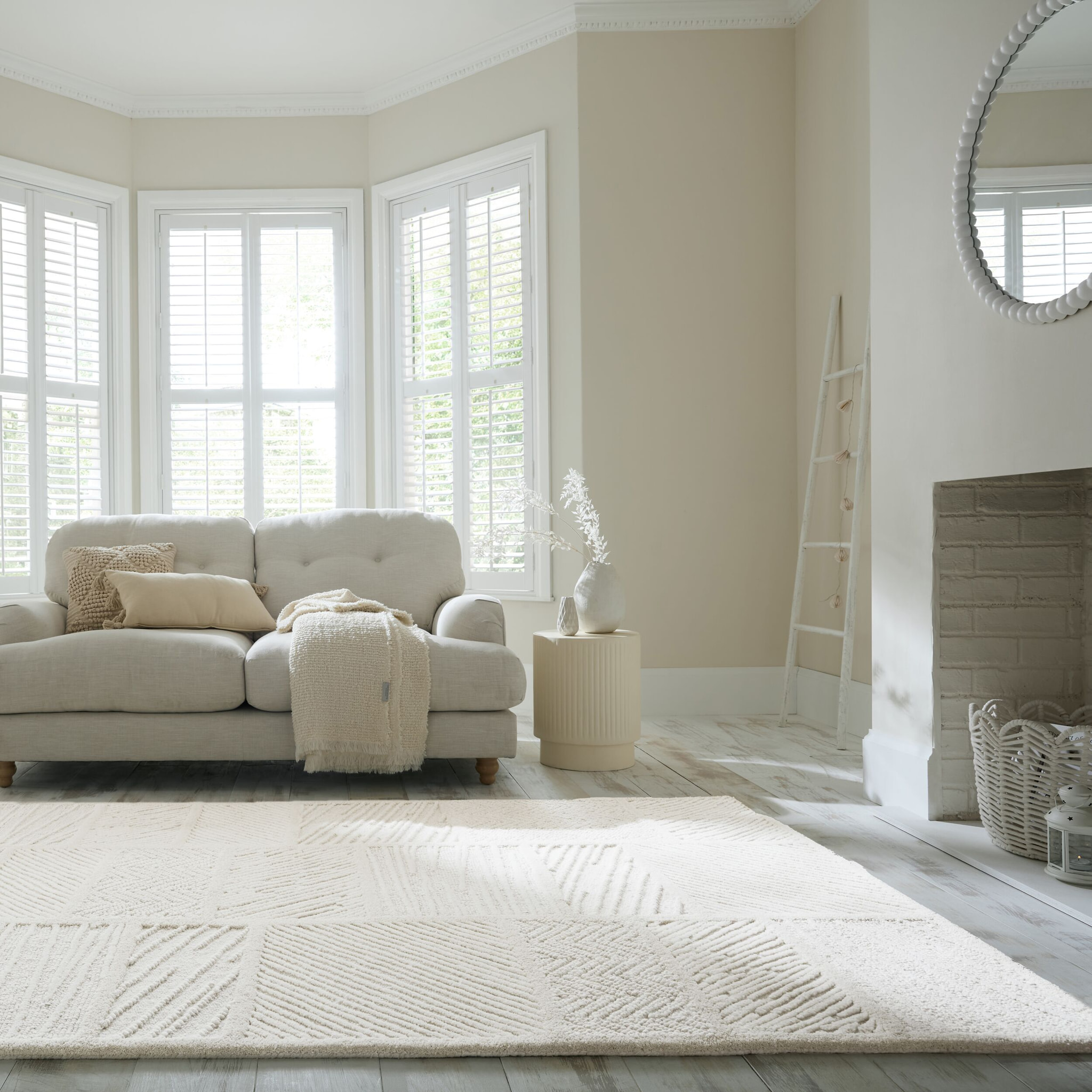 Tapis en laine BLOCKS RELIEF