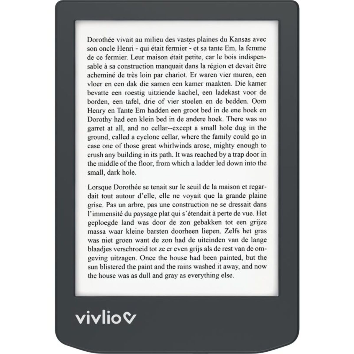 Liseuse eBook VIVLIO Coffret 2en1 Light ZEN+Housse