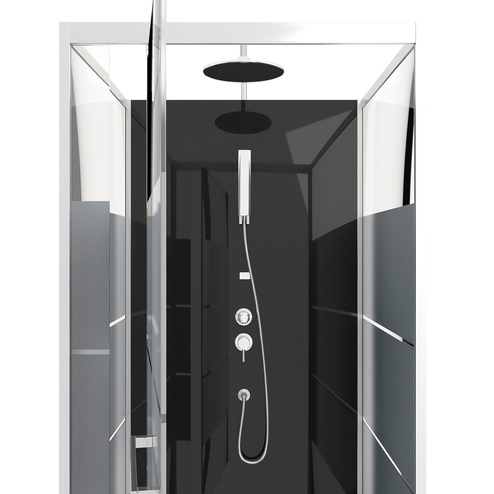 Cabine de douche carrée 80x80x220cm - SCRATCHY 80
