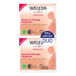 WELEDA - Duo Baume de Massage Vergetures - 2 x 150 ml