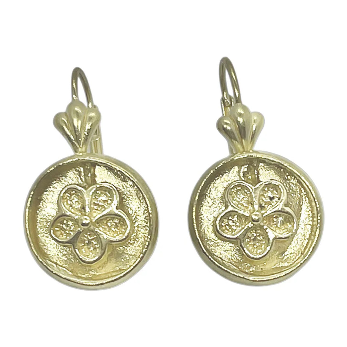 Pack pendientes dormilona en dorado. Redondo y lágrima