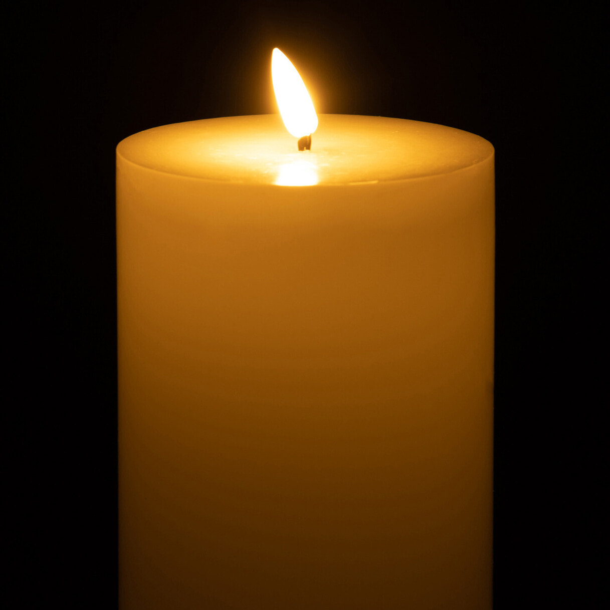 J-Line bougie cylindrique  - blanc - large - LED