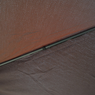 Toile de rechange pour pavillon tonnelle tente 3 x 3 m polyester haute densité 180 g/m² chocolat