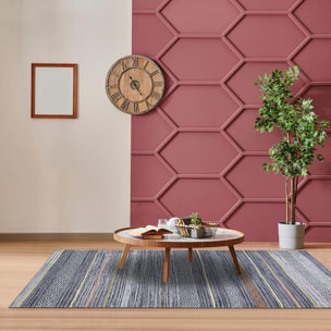 Tapis kilim Voma, doux et soyeux motif Ethnique