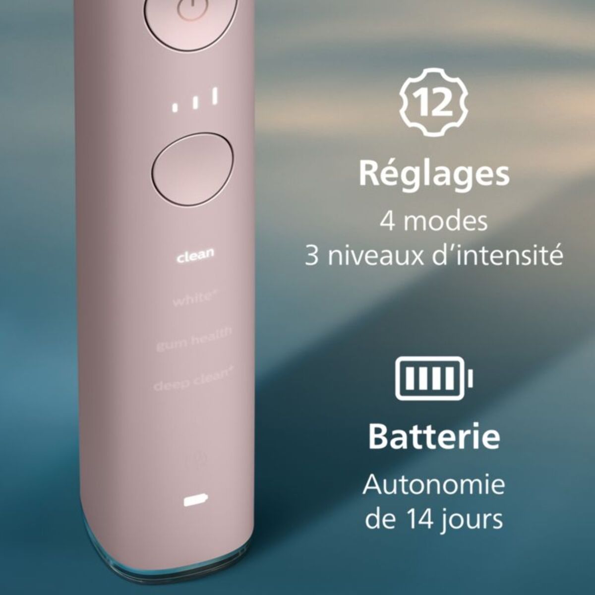 Brosse à dents électrique PHILIPS Sonicare diamondClean 9000 HX9911/84