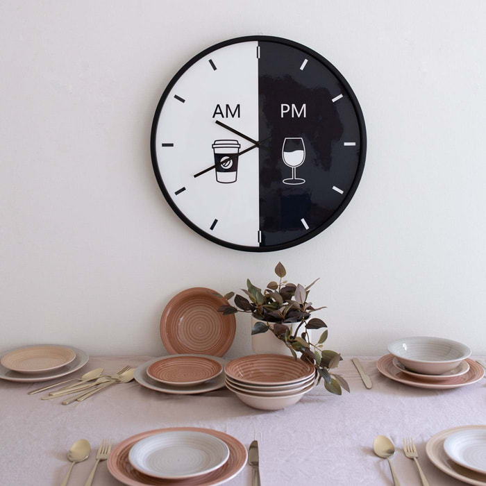 Reloj de pared egan metal 60cm