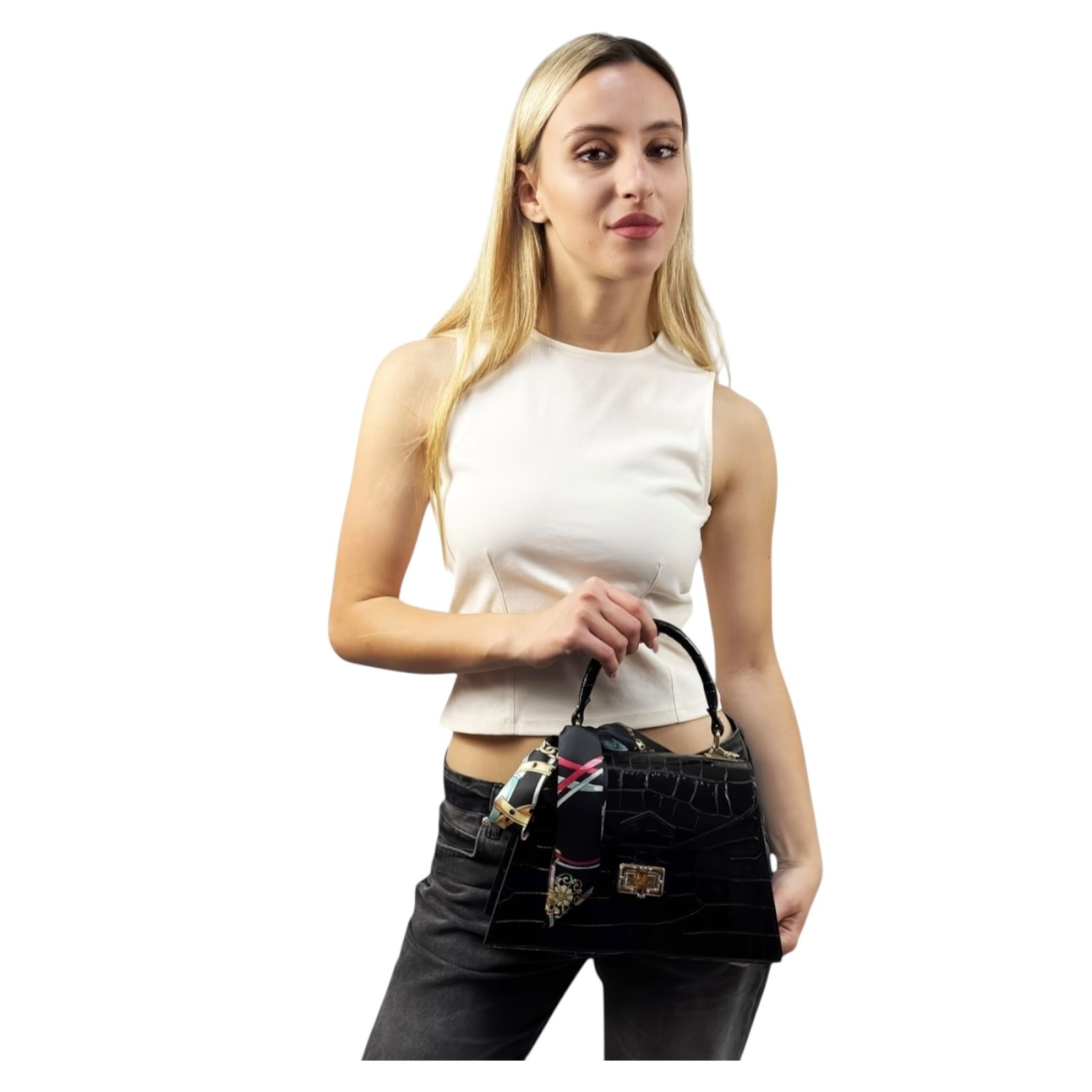 Bolso de Mano Cheval Firenze Meridiana Negro