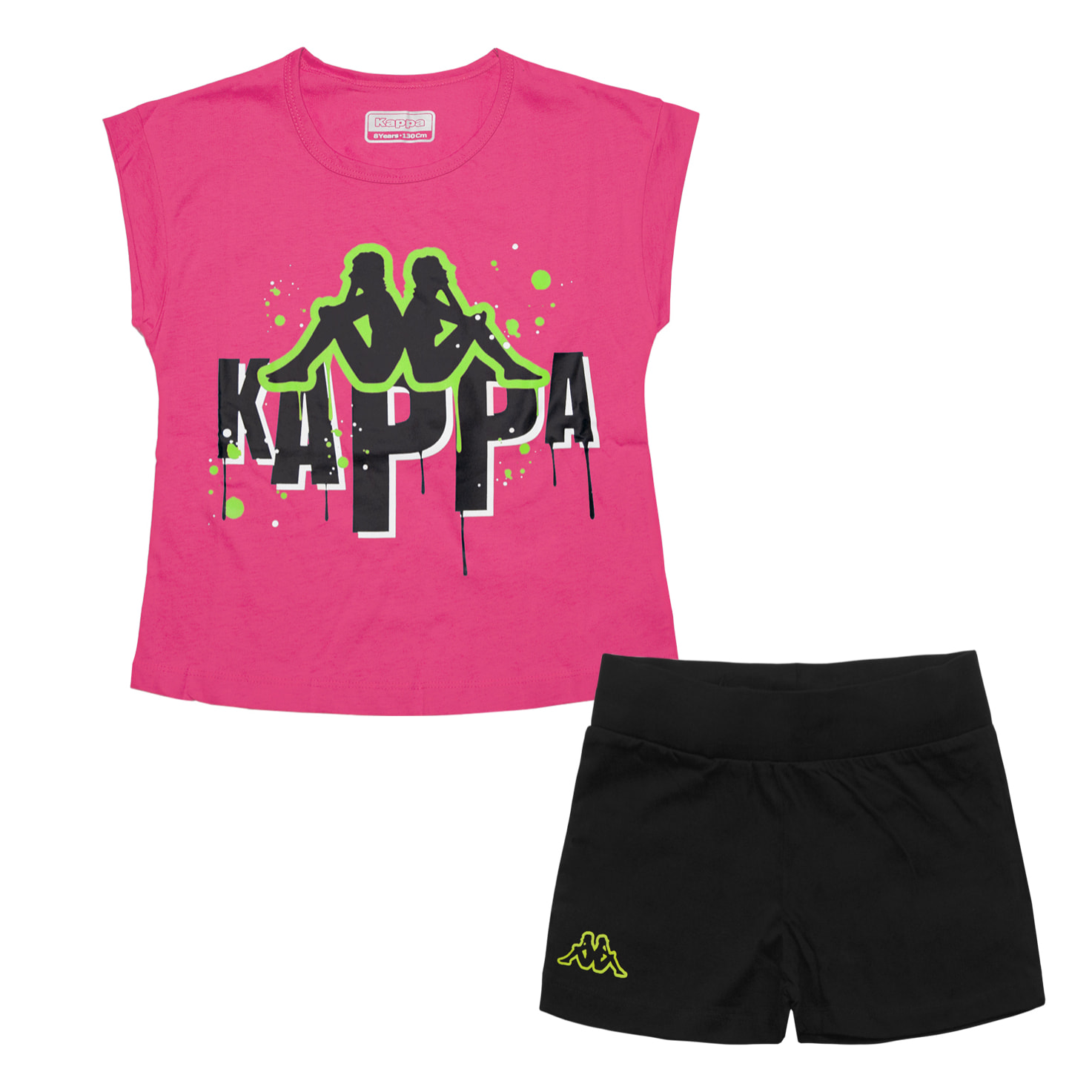 Completo Corto Bimba Ragazza KAPPA Cotone