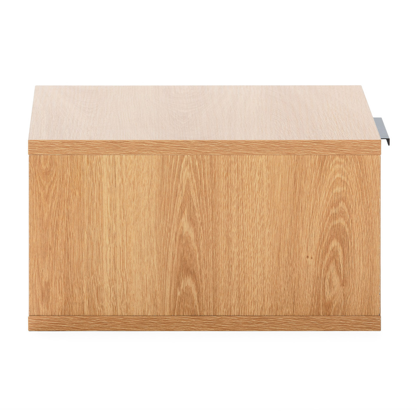 Mesita de noche flotante Auri 1 cajón efecto Roble