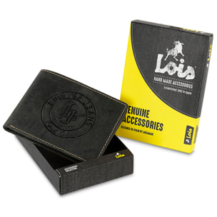 Cartera Hombre Piel Lois Brock Negro
