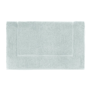 Tapis de bain unie en coton, AQUA, Amande