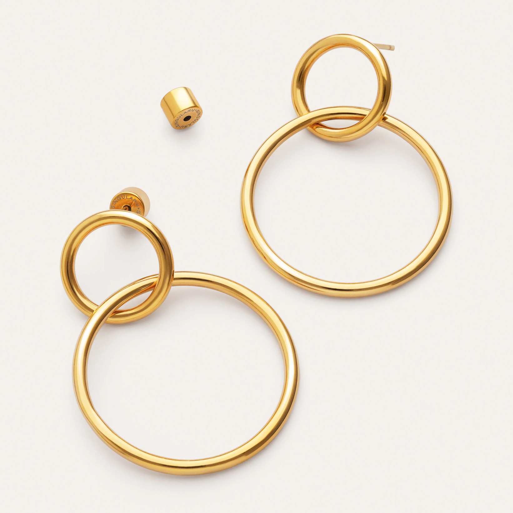 Pendientes Sister Acero Baño Oro