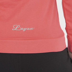 Felpa sportiva con zip DAIR amarena