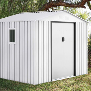 Caseta Metalica Mallorca Blanca High Door 2.78x2.11x1.94 M