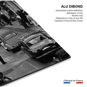 Tableau noir et blanc - Le Touquet en 1960 Tableau alu Dibond