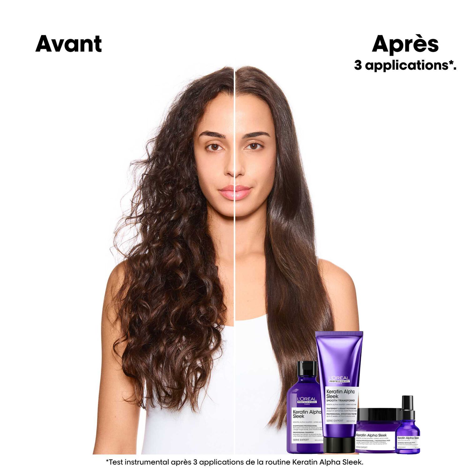 Serie Expert Keratin Alpha Sleek - Sérum à la Kératine