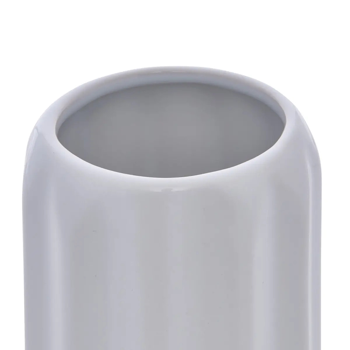 Porte-brosse à dents Colorama en céramique D.8xH.12cm blanc