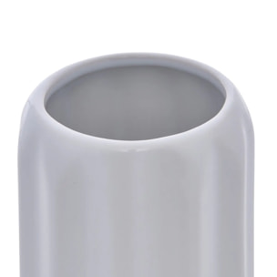 Porte-brosse à dents Colorama en céramique D.8xH.12cm blanc