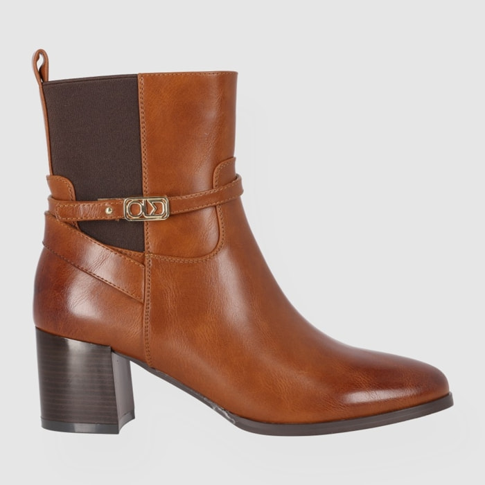 Botines - Cuero - Tacón: 6 cm