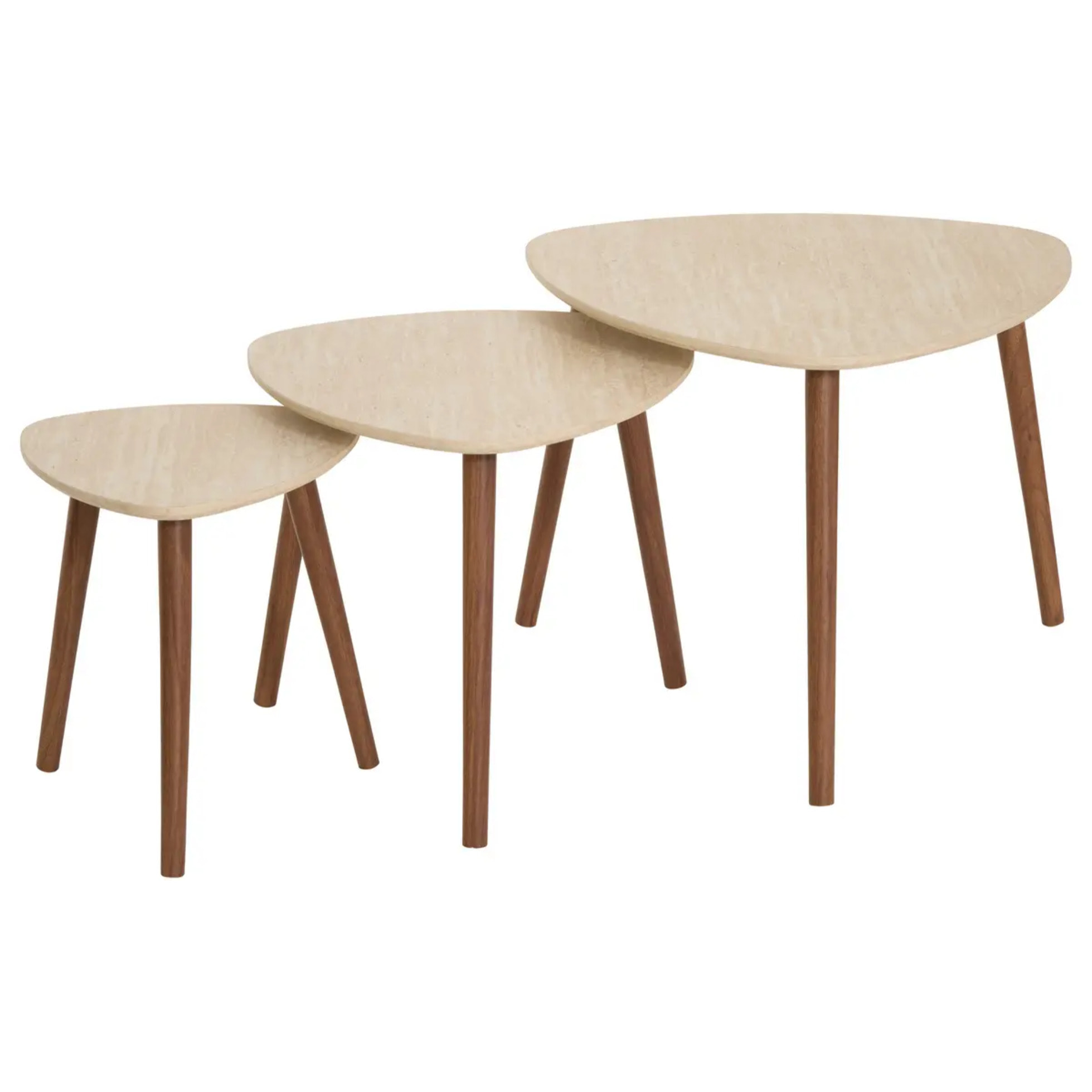 3 tables gigognes Mileo sable