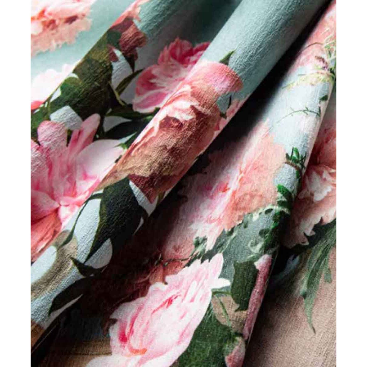 Tappeto EMOZIONI PEONIE moderno fiori natura floreale giardino lavabile antiscivolo passatoia multiuso bagno cucina ingresso