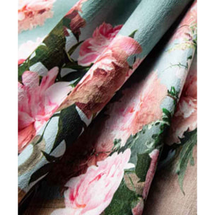 Tappeto EMOZIONI PEONIE moderno fiori natura floreale giardino lavabile antiscivolo passatoia multiuso bagno cucina ingresso