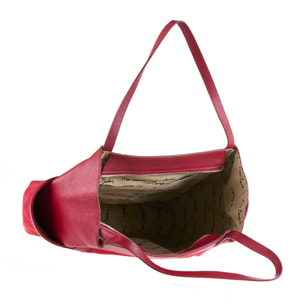 Borsa a spalla da donna Made in Italy - Modello Sereia - 100% pelle - 43.0 x 30.0 x 12.0 cm