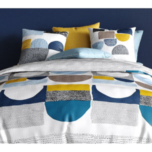 Parure Housse De Couette 3pcs 100% Coton 57fils Astra