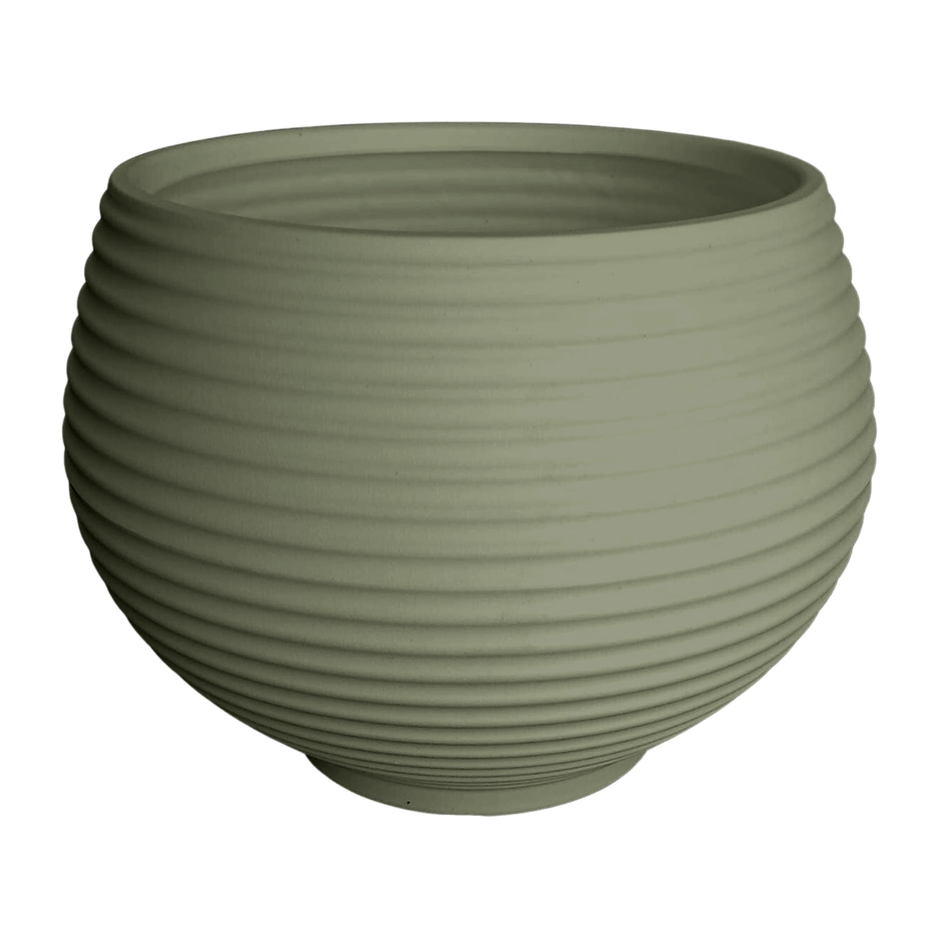 Maceta "zafira" old green