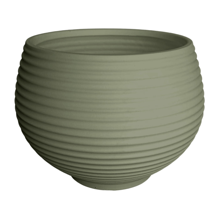 Maceta "zafira" old green