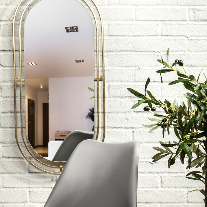 Miroir Metal Dore