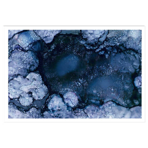 Poster blue space Affiche seule