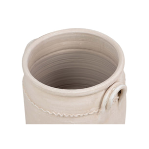 Florero Ceramica Beige 40x40x50 Cm