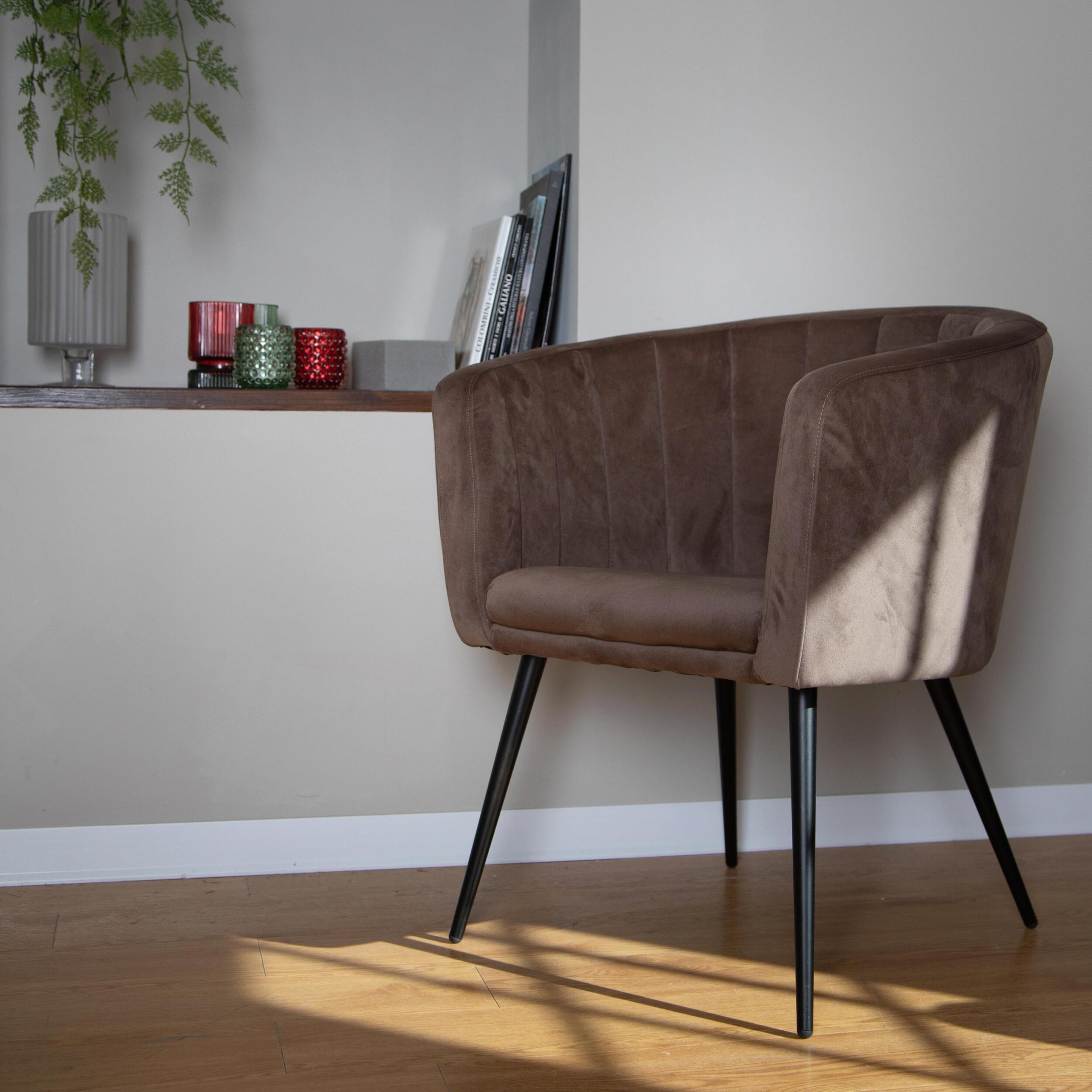 Poltrona velvet - 60xH73x67cm - Pezzi 1 - Bianchi Dino SpA