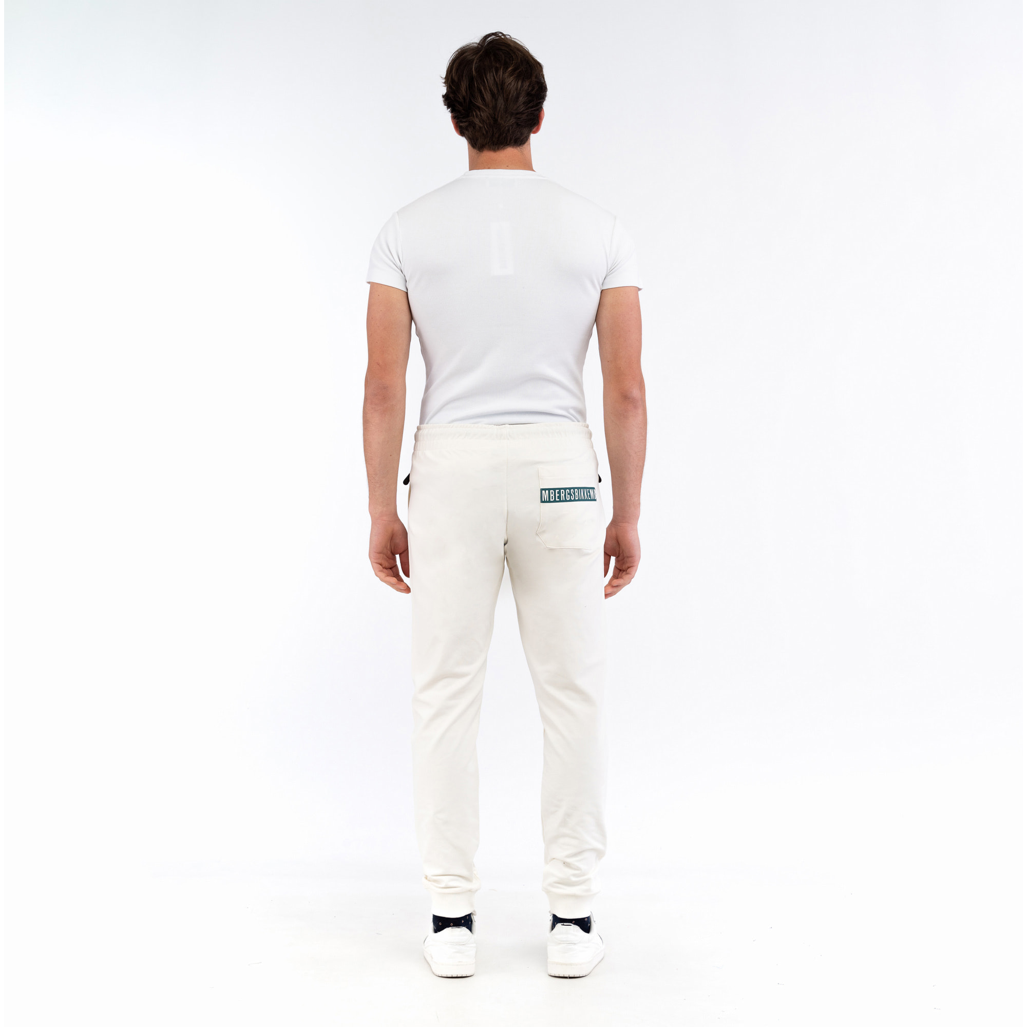 BIKKEMBERGS pantalone uomo marshmallow
