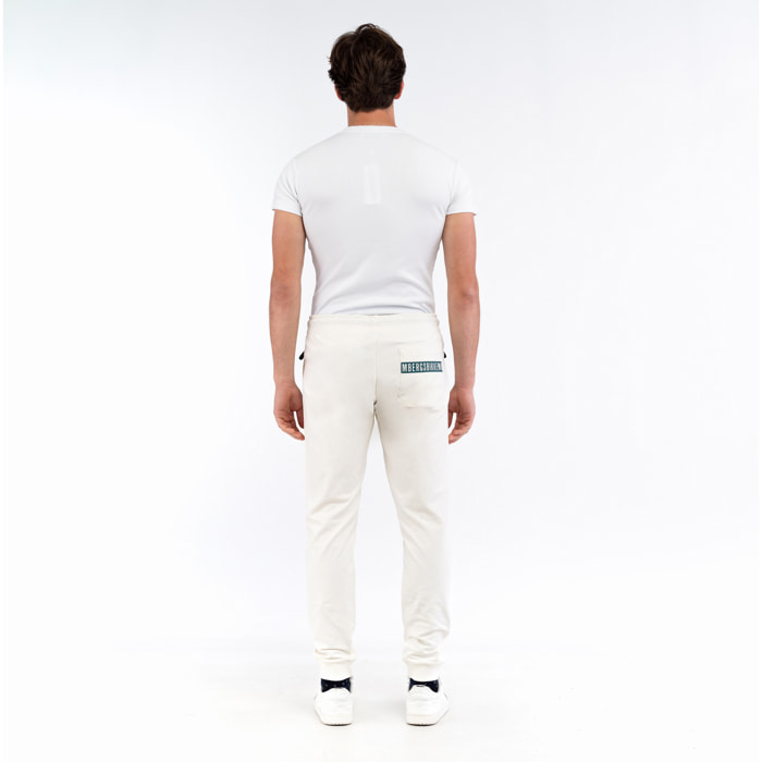 BIKKEMBERGS pantalone uomo marshmallow