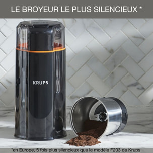 Moulin à café KRUPS GX332810 silent vortex grinder