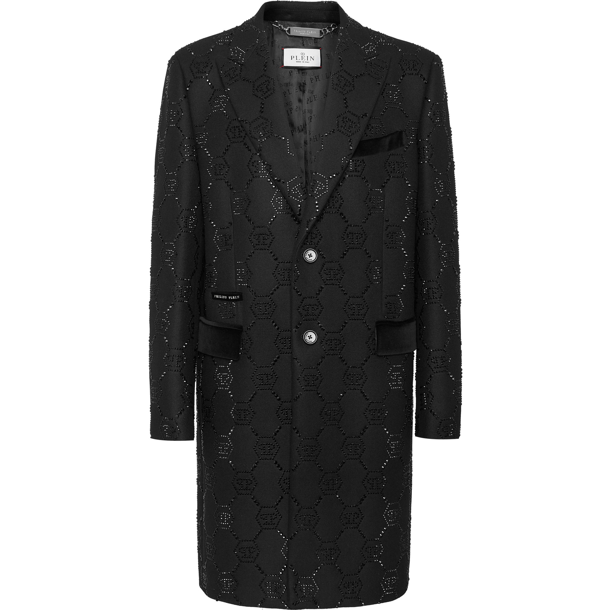 PHILIPP PLEIN COAT LONG MONOGRAM