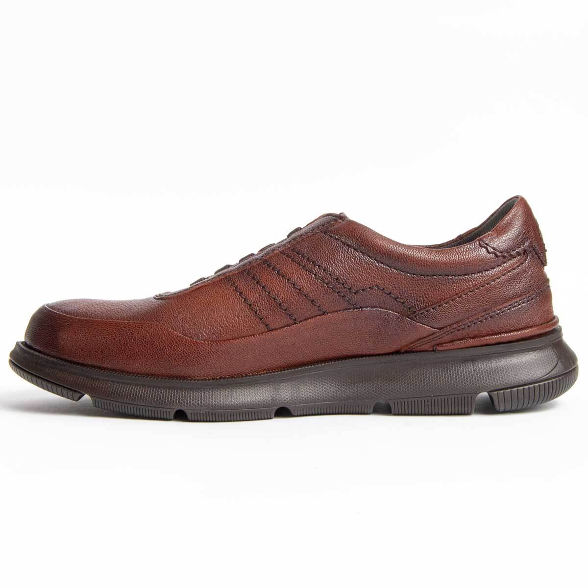 Zapato Oxford De Piel - Marron