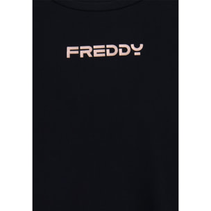 T-shirt tecnica con spacchi laterali e fit regolare