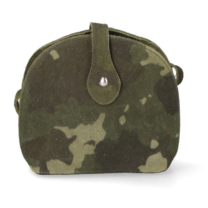 Borsa a tracolla da donna In Vera pelle Made in Italy 20x19x7 cm