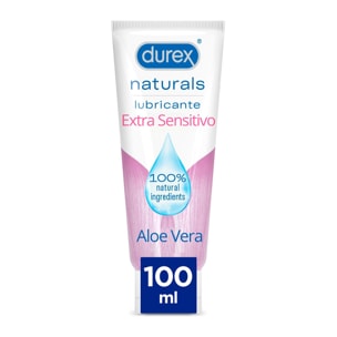 LUBRICANTE ÍNTIMO NATURALS EXTRA SENSITIVO - 100% INGREDIENTES NATURALES ALOE VERA - 100 ML