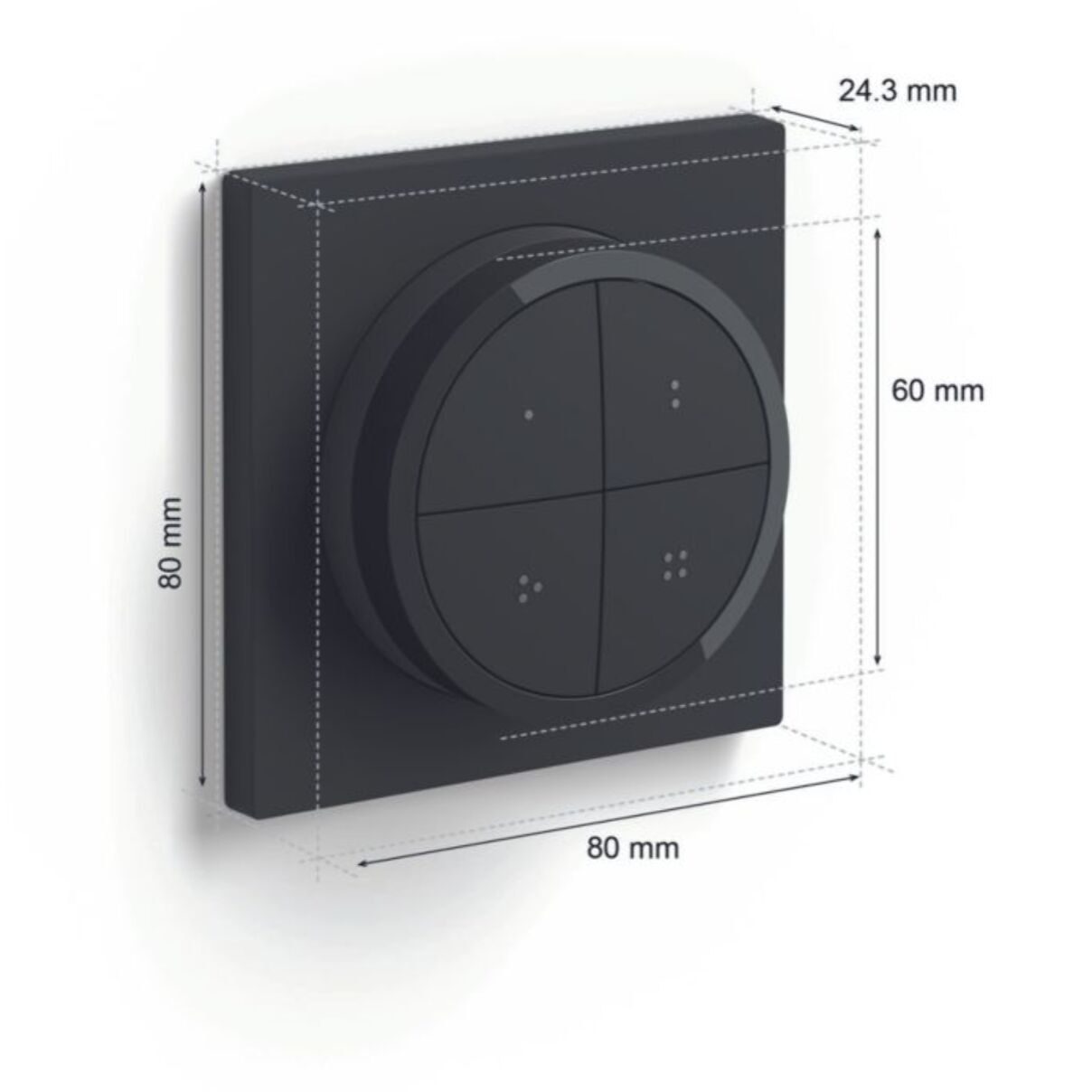 Interrupteur PHILIPS HUE Tap dial switch Noir