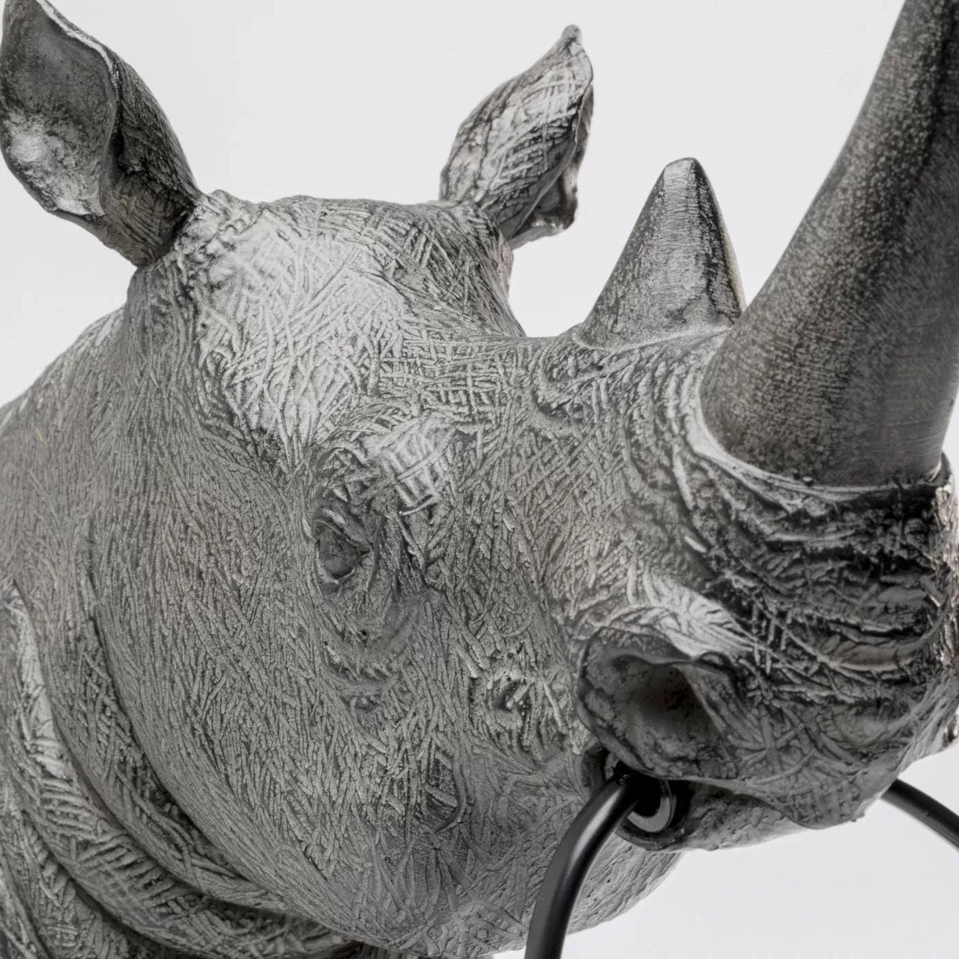 Lampe rhino assis gris Kare Design